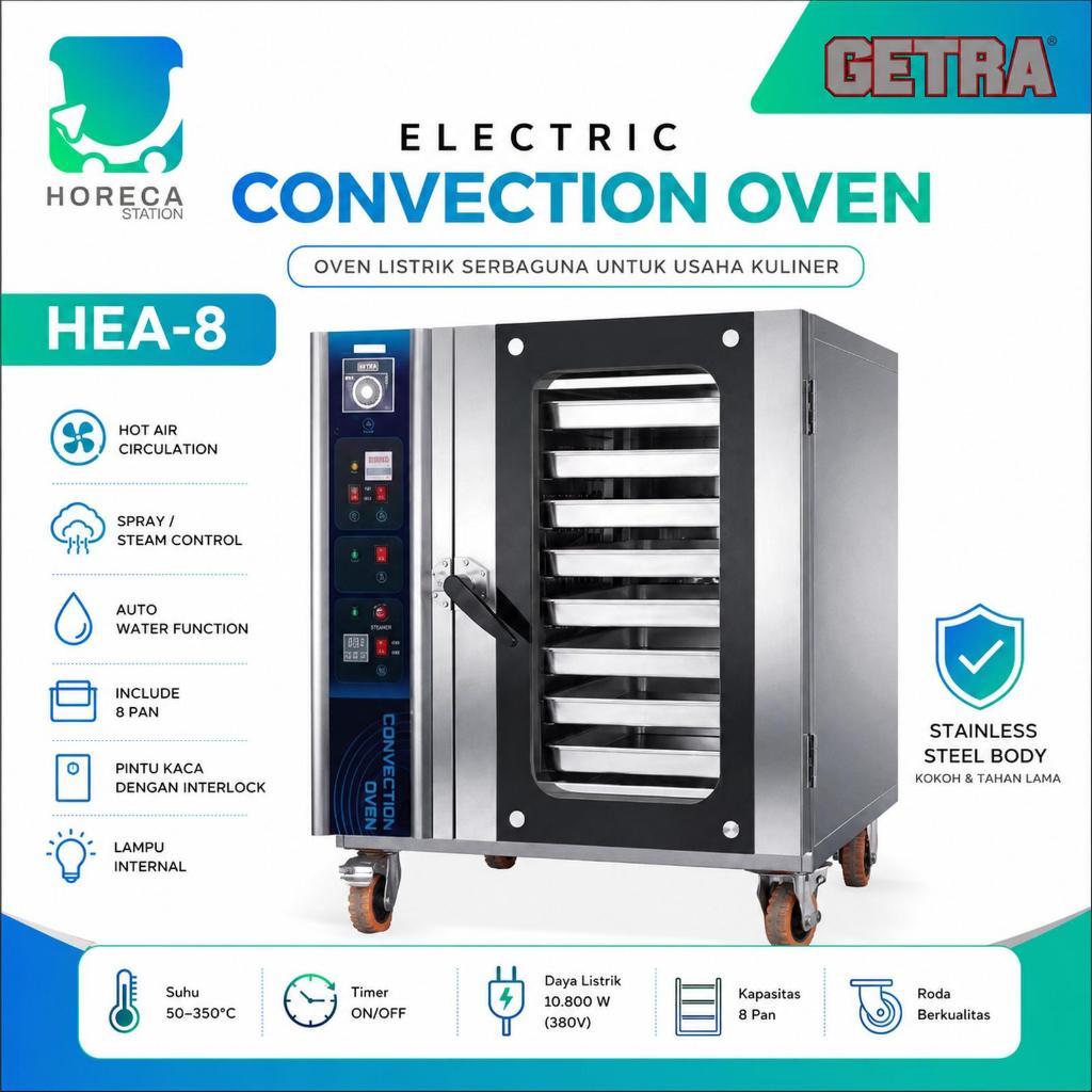 getra HEA-8 Oven Konveksi Listrik