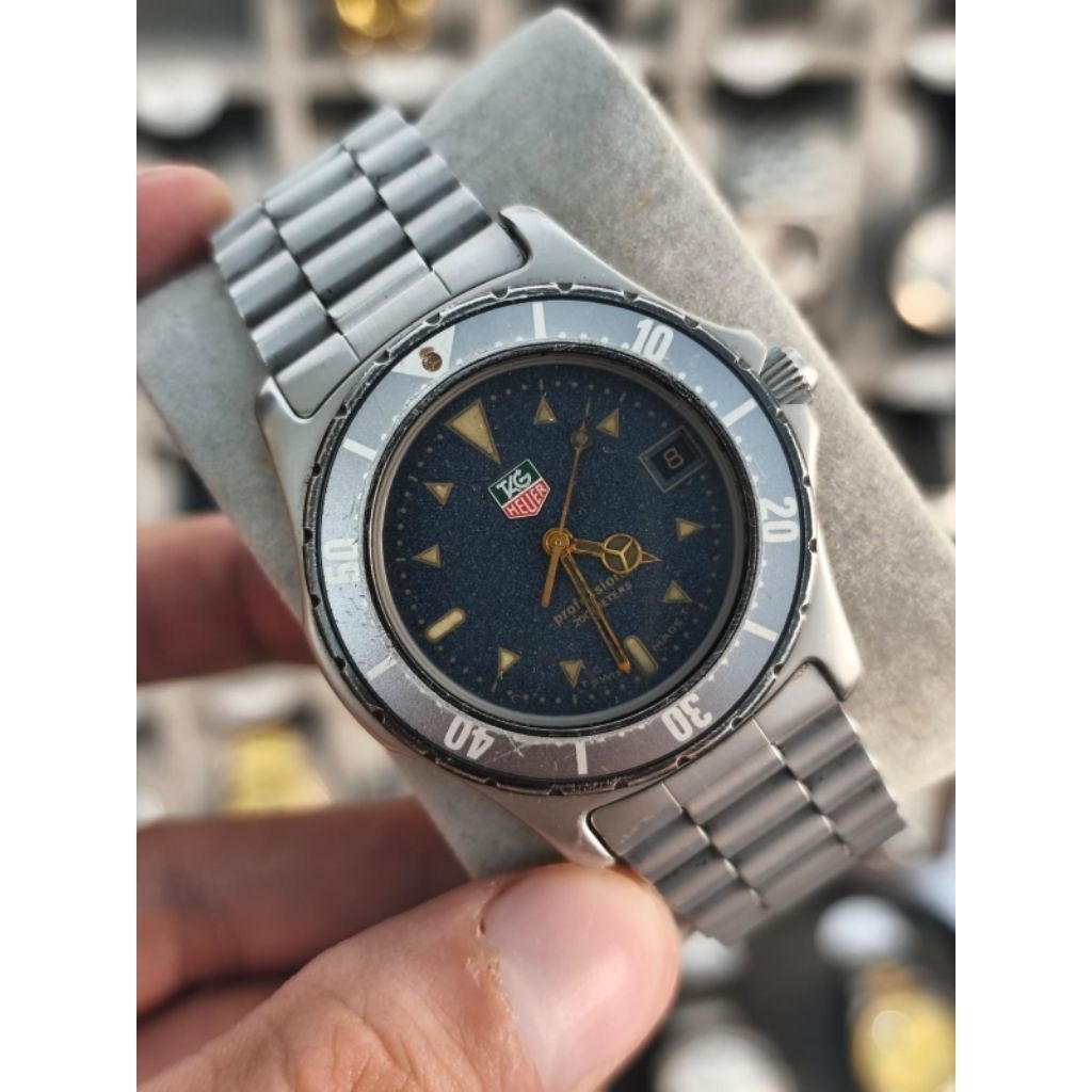 Tag Heuer Profesional 200m years 90s Sand blue dial