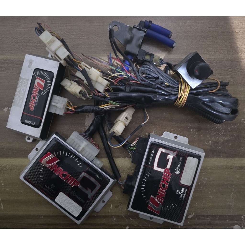 Dastek Unichip Q+ D4D XFP Selector Slenoid Kabel Wiring Innova Fortuner Diesel