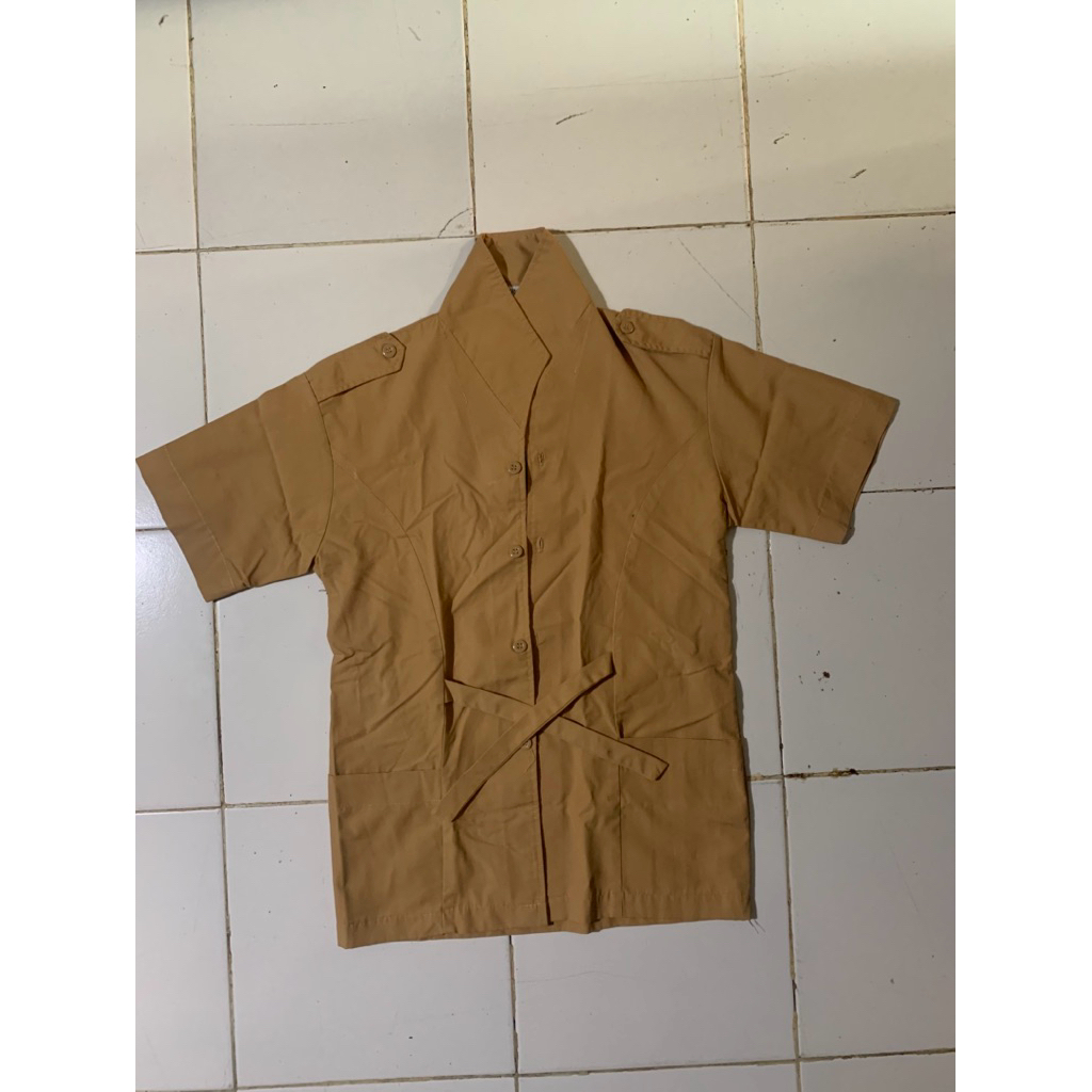 [Preloved] Seragam dan Rok Rempel Pramuka SMP/SMA