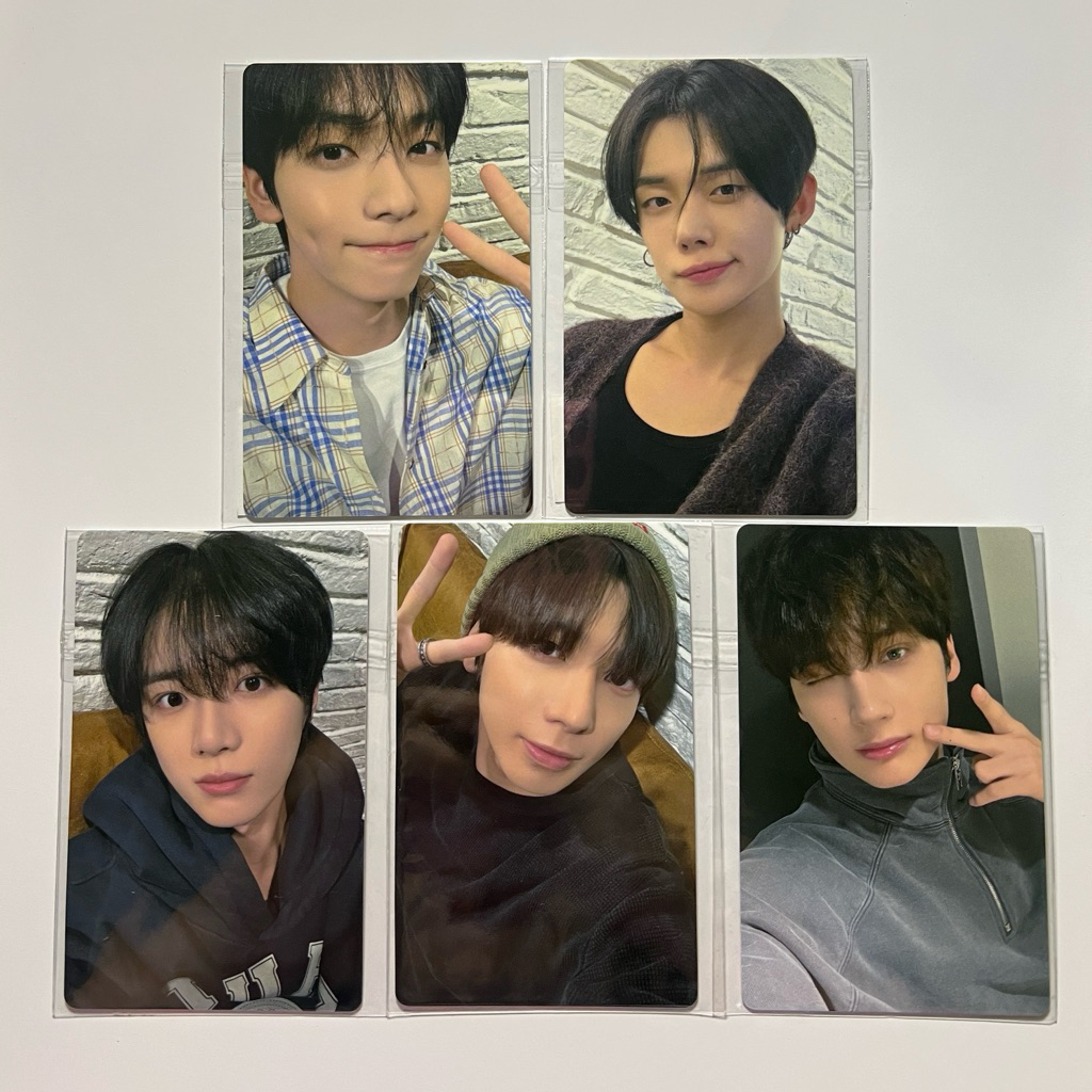 TXT Soobin Yeonjun Beomgyu Taehyun Hueningkai tsct japan lucky draw official photocard