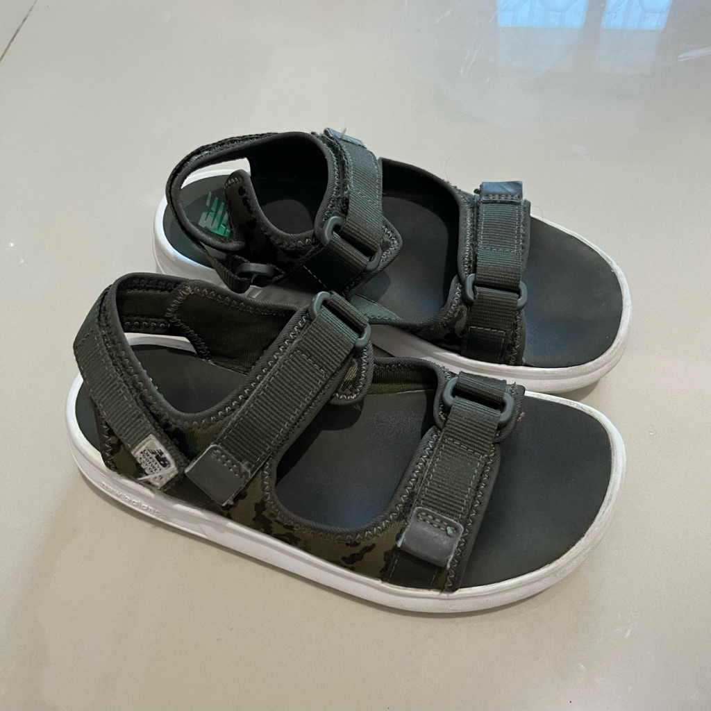 (20cm) NB 750 Kids Army Sendal Anak Sepatu Sandal Original New Balance