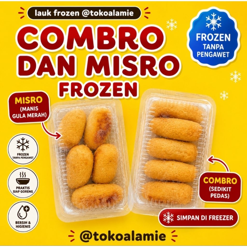 COMBRO MISRO FROZEN - TA LAUK FROZEN FOOD - JAJAN FROZEN - INSTANT INSTAN YOGYAKARTA JOGJA