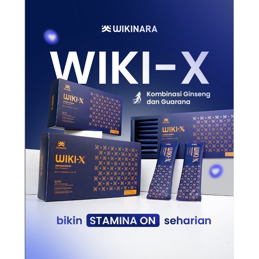 WIKI-X Pria Dewasa – Minuman Stamina Herbal