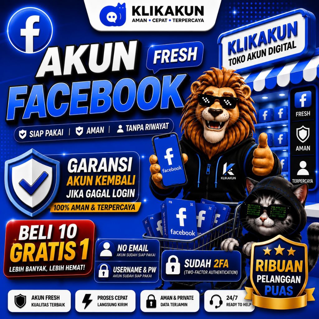 JUAL FB FRESH MURAH BERKUALITAS TINGGI DAPATKAN EMAIL FRESH BEBAS AKSES OTP KEMANA SAJA DAN FACEBOOK