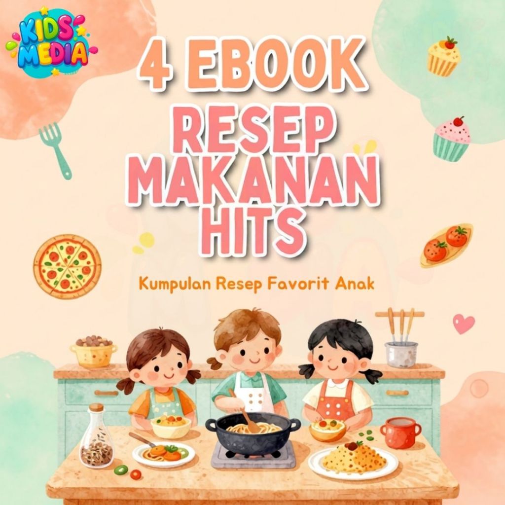 [K0238] 4 E-Book Resep Makanan Hits | Bundle Resep Masakan Digital
