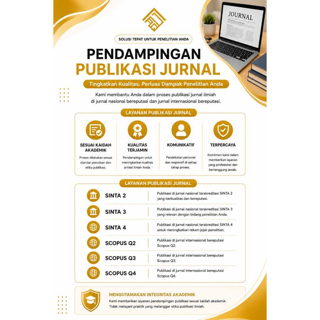Pendampingan Publikasi Jurnal Scopus Q2, Scopus Q3, Scopus Q4