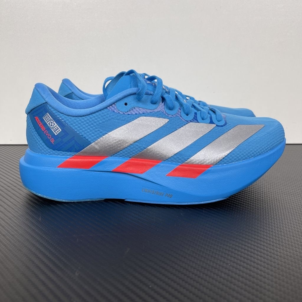 Sepatu Lari Adizero EVO SL 2 Solar Blue Silver Ekiden