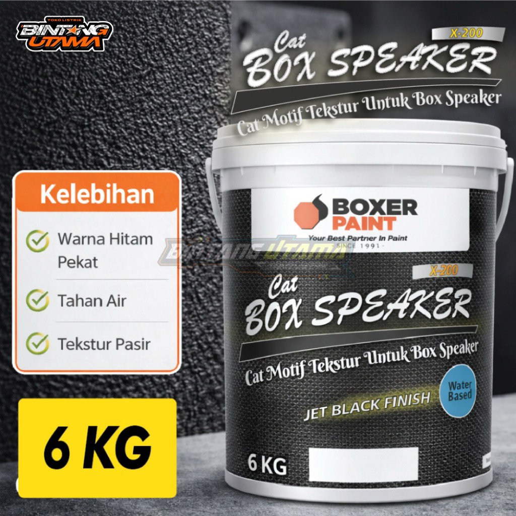 Cat Box Speaker 6 KG - Merk Boxer Paint cat texture box speaker