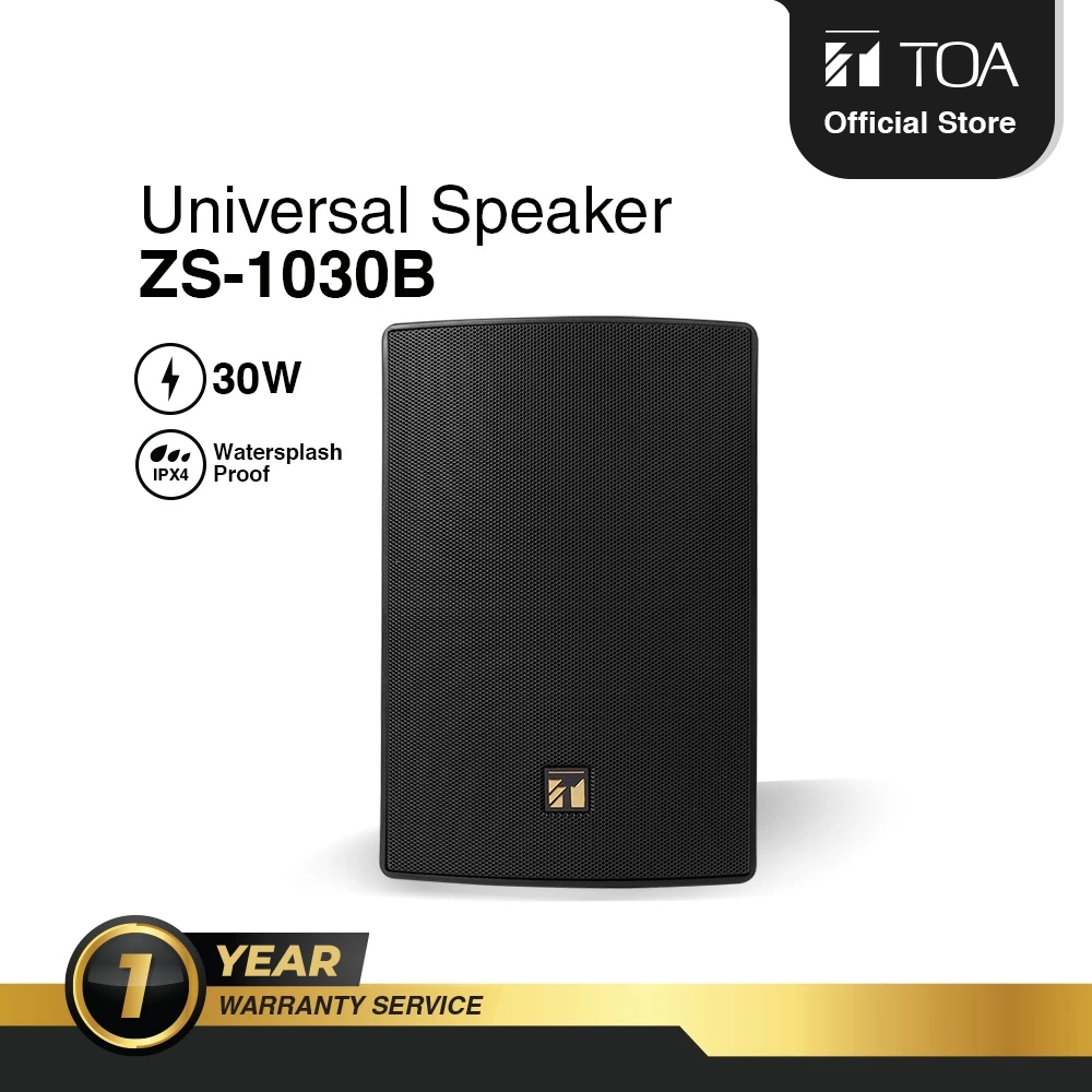 Wall Speaker TOA ZS-1030B / ZS-1030W (Hitam/Putih) (Harga 1 pc)