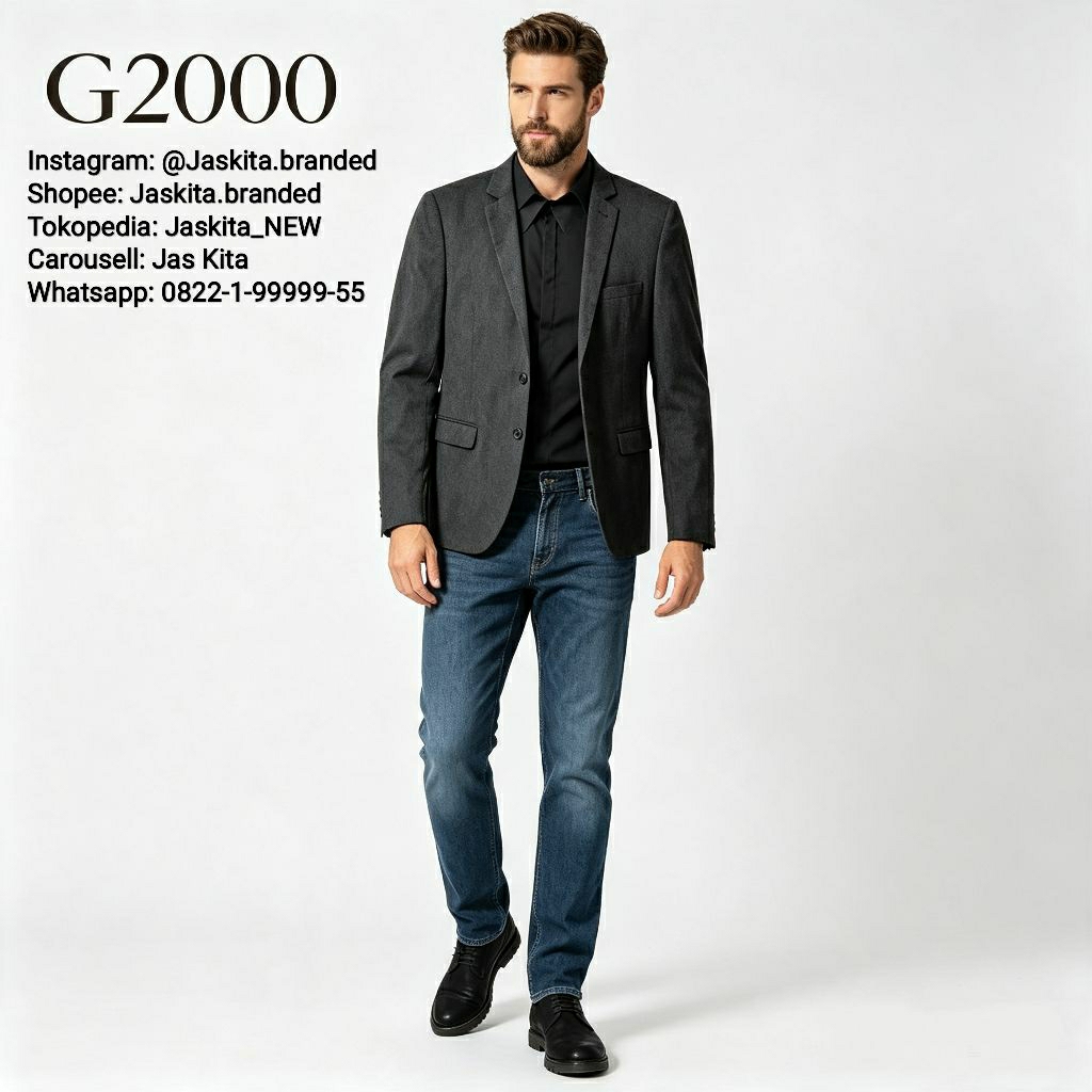 Jas Pria G2000 Man - NEW - Size S (Slim Fit)