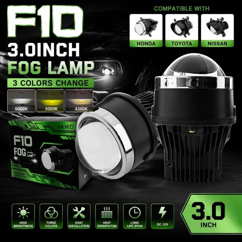 FOGLAMP BILED VAHID F10 3 inch