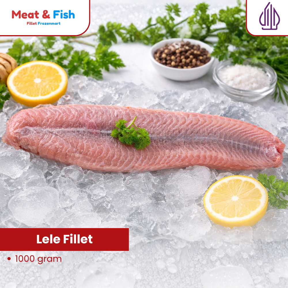Lele Fillet Frozen 1 Kg | Fillet Ikan Lele Tanpa Tulang | Fresh Frozen | Meat & Fish Frozenmart