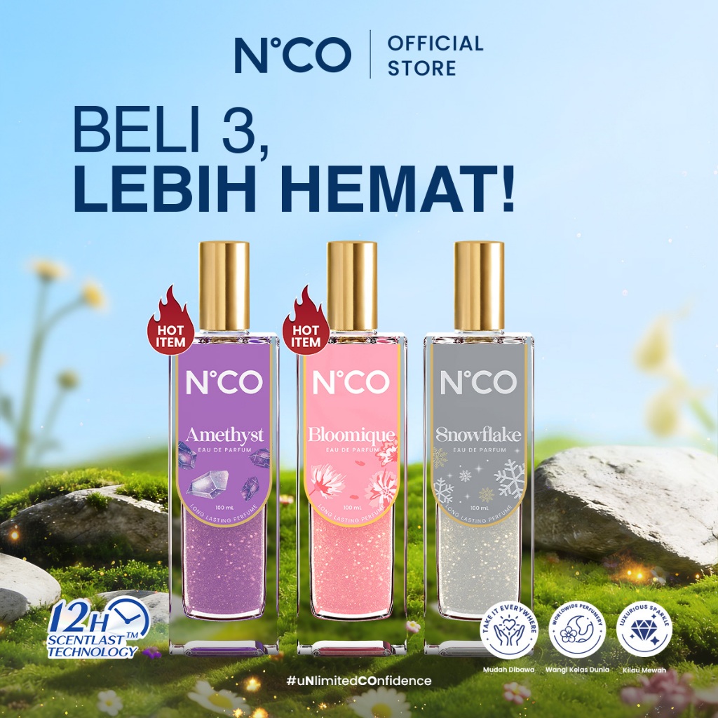 NCO Sweet Confidence  - Eau De Perfume Parfum Wanita Wangi Tahan Lama Perempuan