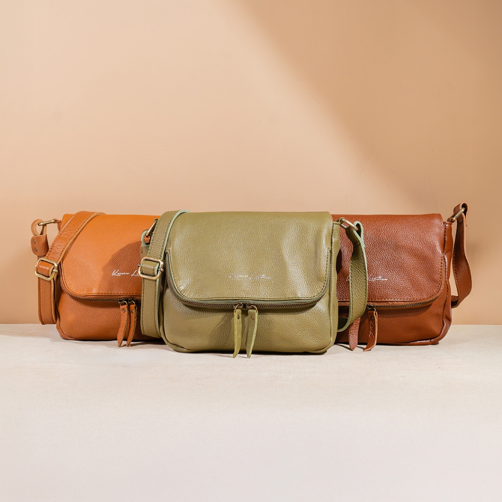 Sling Bag Wanita Tas Selempang ALICE - Kenes Leather