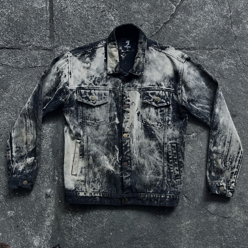Washed Denim Jacket Poseidon Reprisal x My Beloved Enemy