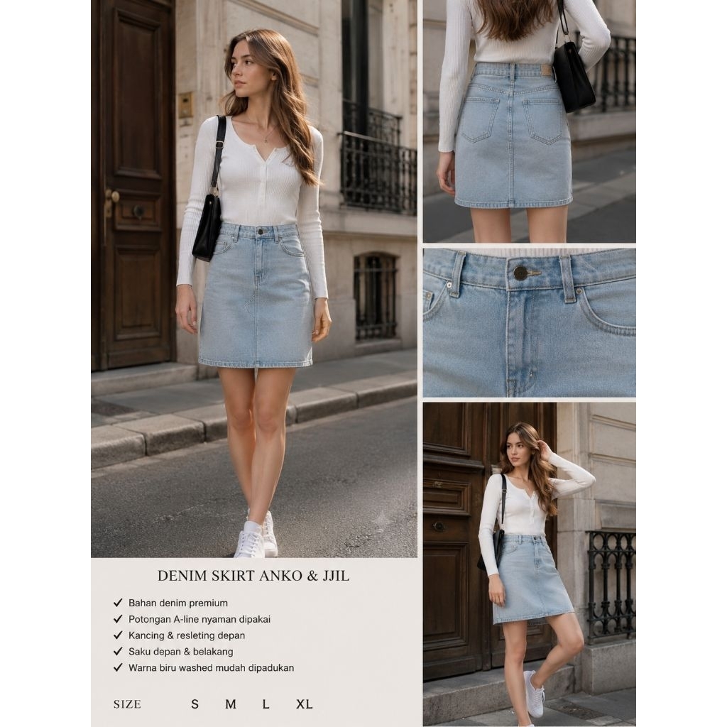 DENIM SKRIT ANKO & Jjil