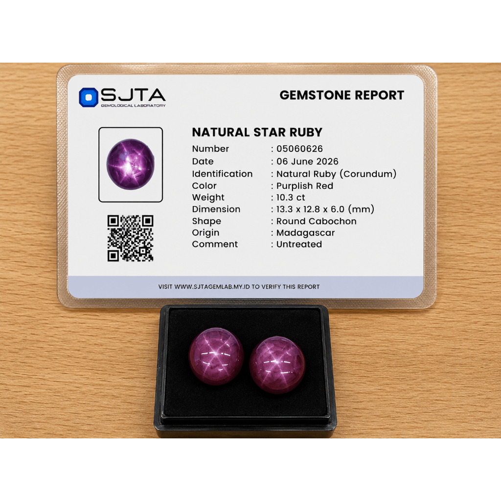 Gemstone Ruby Star Gondola Madagascar