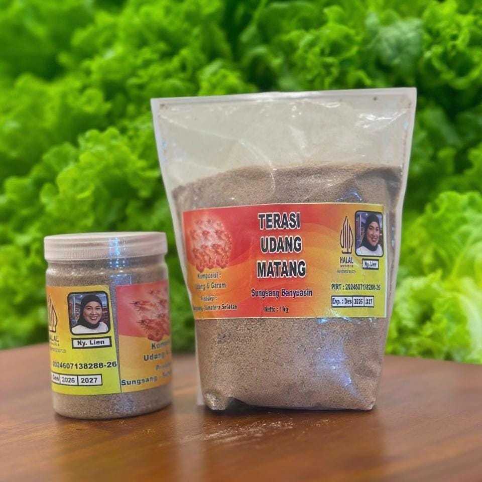 Terasi Bubuk Asli Bangka 1,5Kg | Bumbu Dapur Praktis | Aroma Udang Khas Bangka