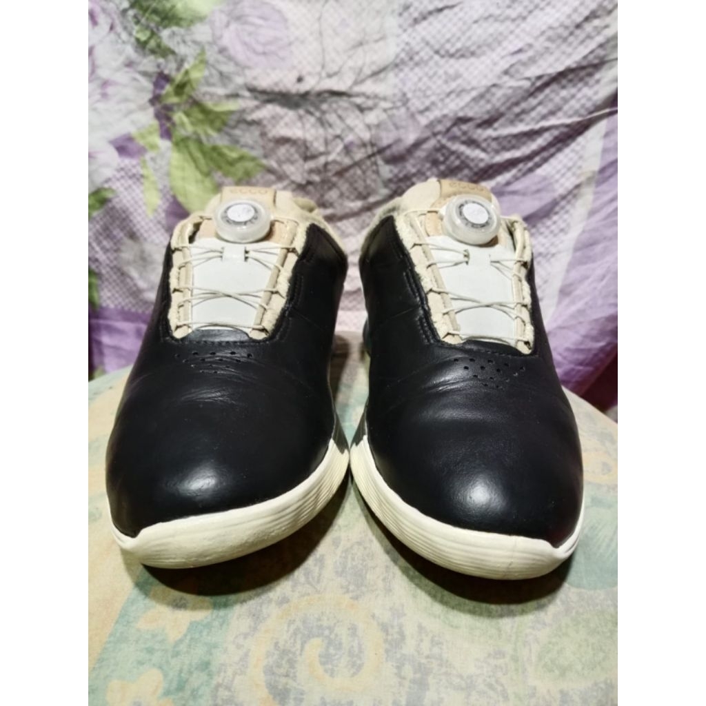 Sepatu Kulit Casual ECCO Hitam Sport Sz 40