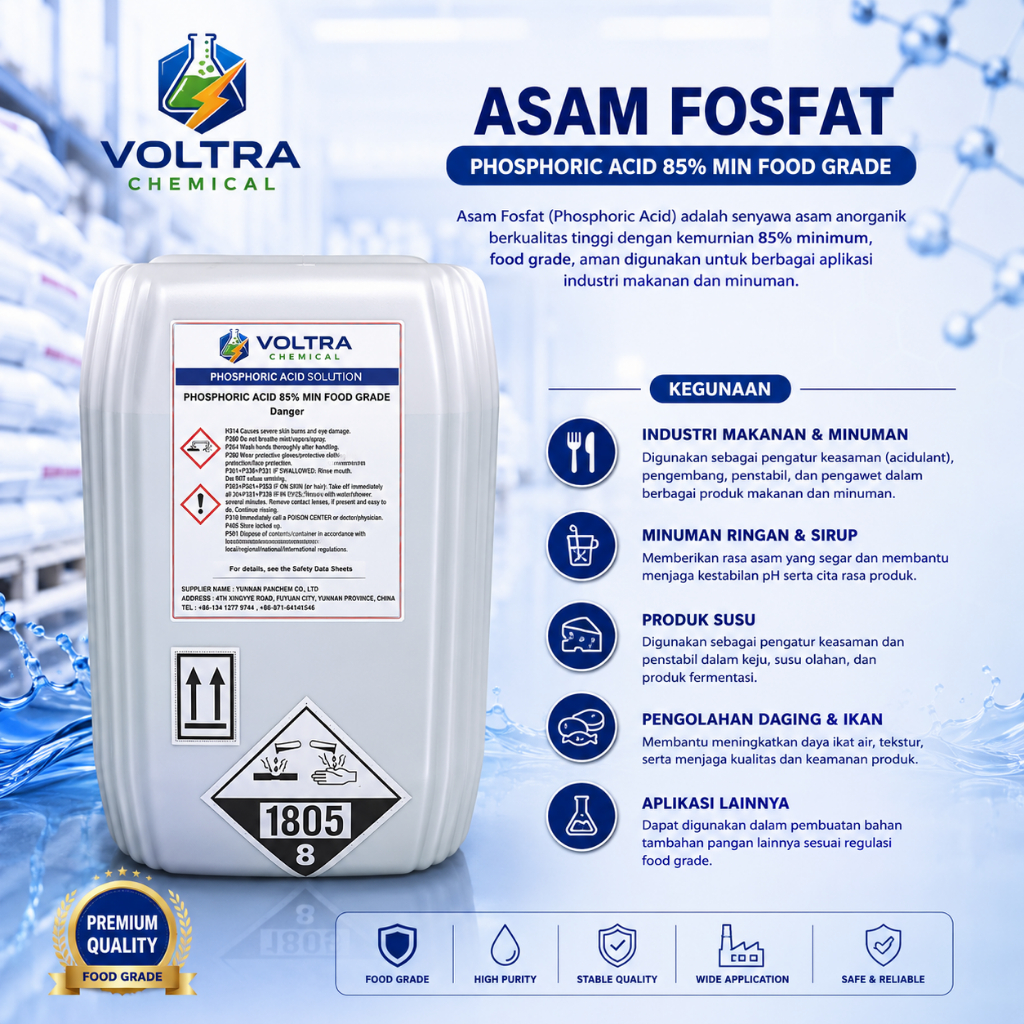 [VOLTRA] Asam Fosfat 85% Food Grade