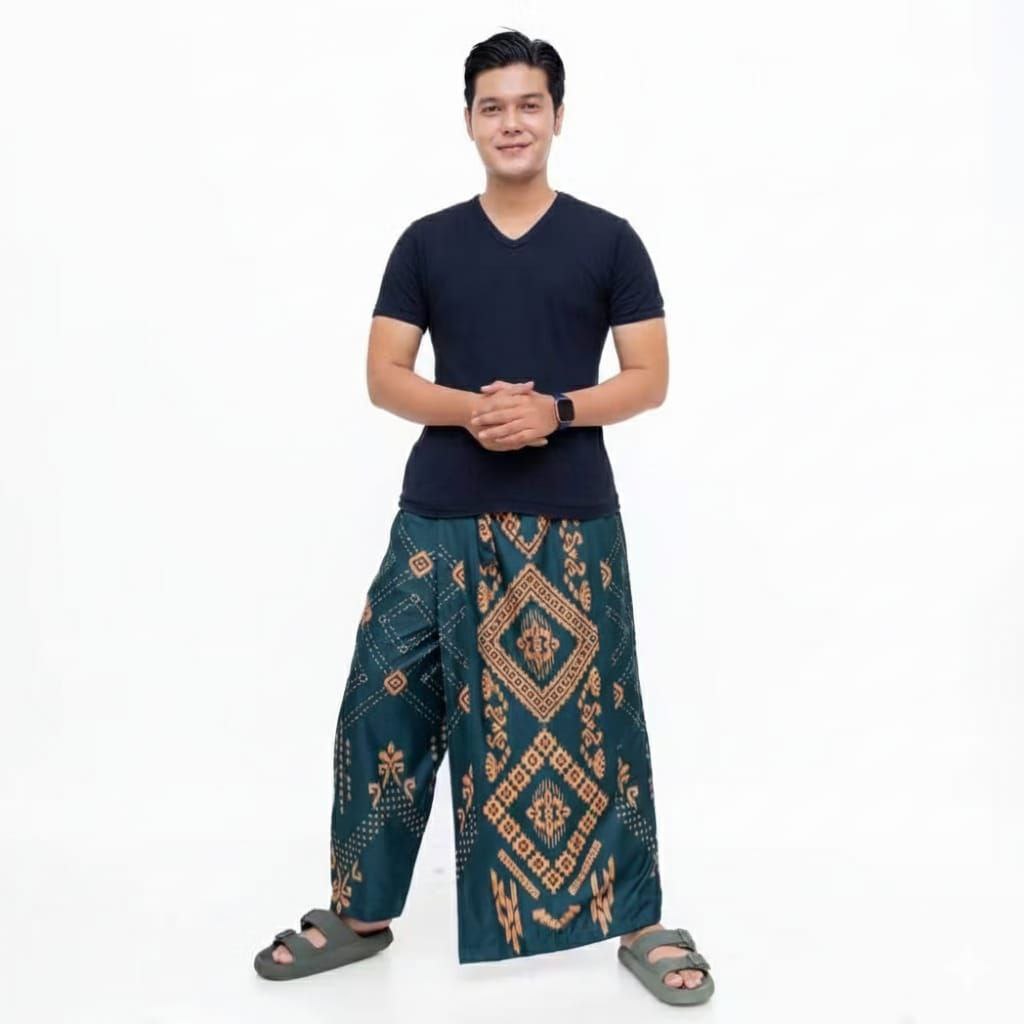 Celana Sarung Dewasa Samarinda Sarwon - Sarung Celana Songket Motif Sarwon
