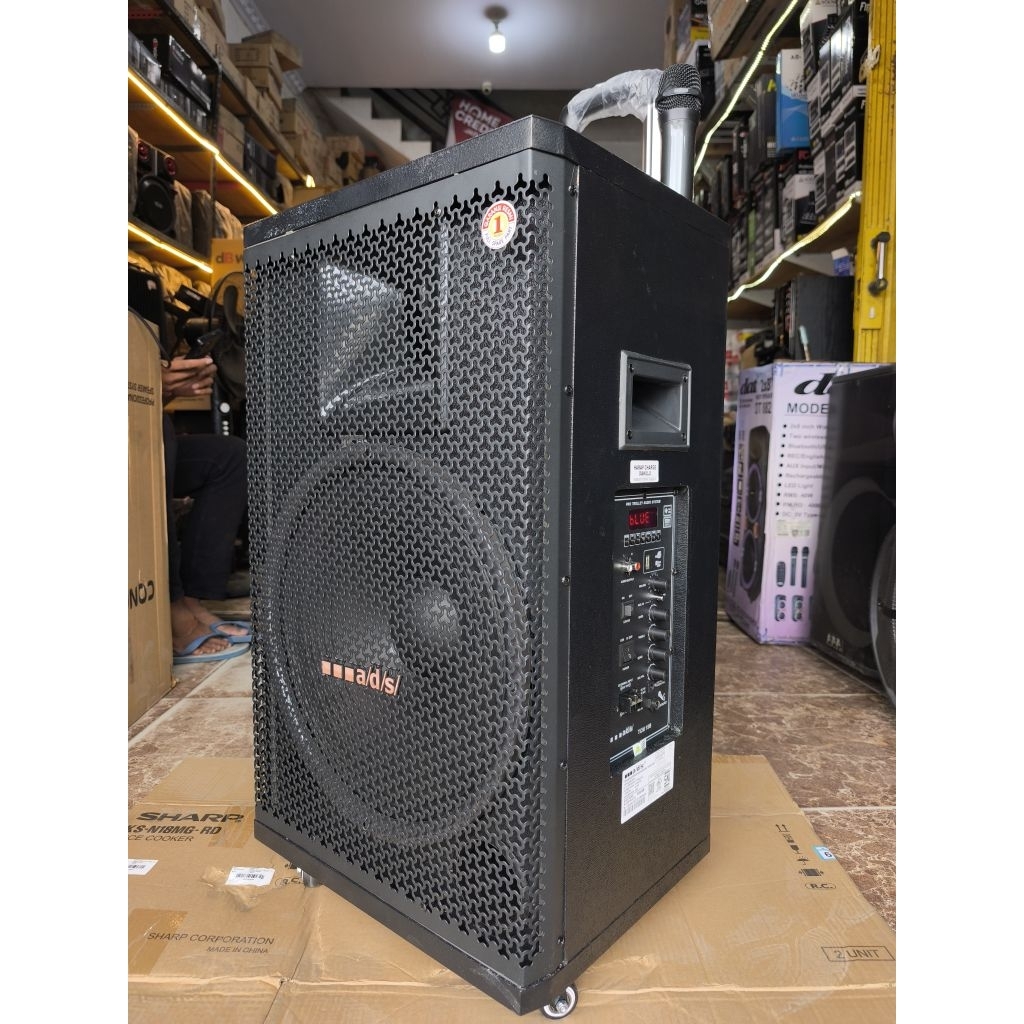 speaker a/d/s TCM 15B speaker 15 inc bluetooth