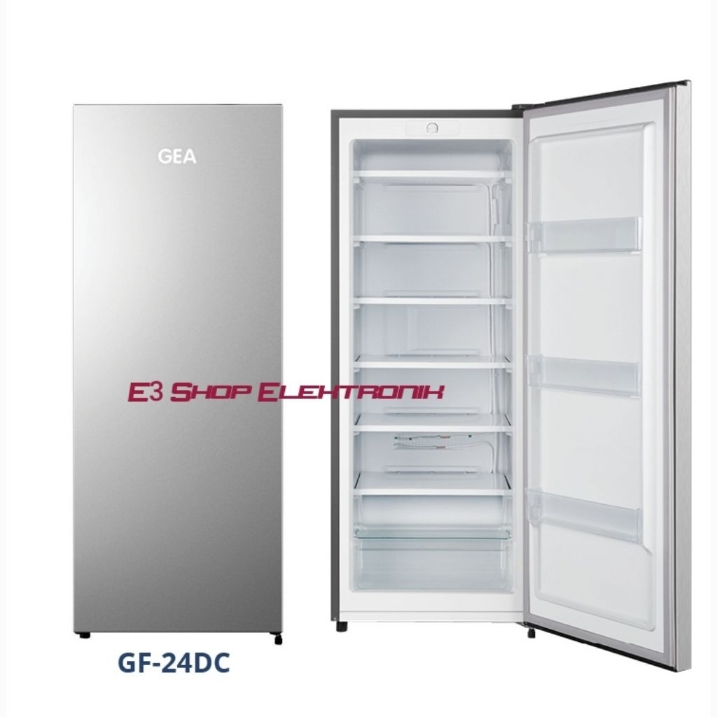 GEA Kulkas Freezer GF24DC Kulkas Upright Pembeku Es GF 24 DC