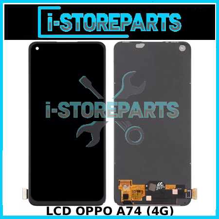 LCD TOUCHSCREEN OPPO A74 (4G) ORIGINAL SUPPORT FINGERPRINT GARANSI FREE OBENG SET