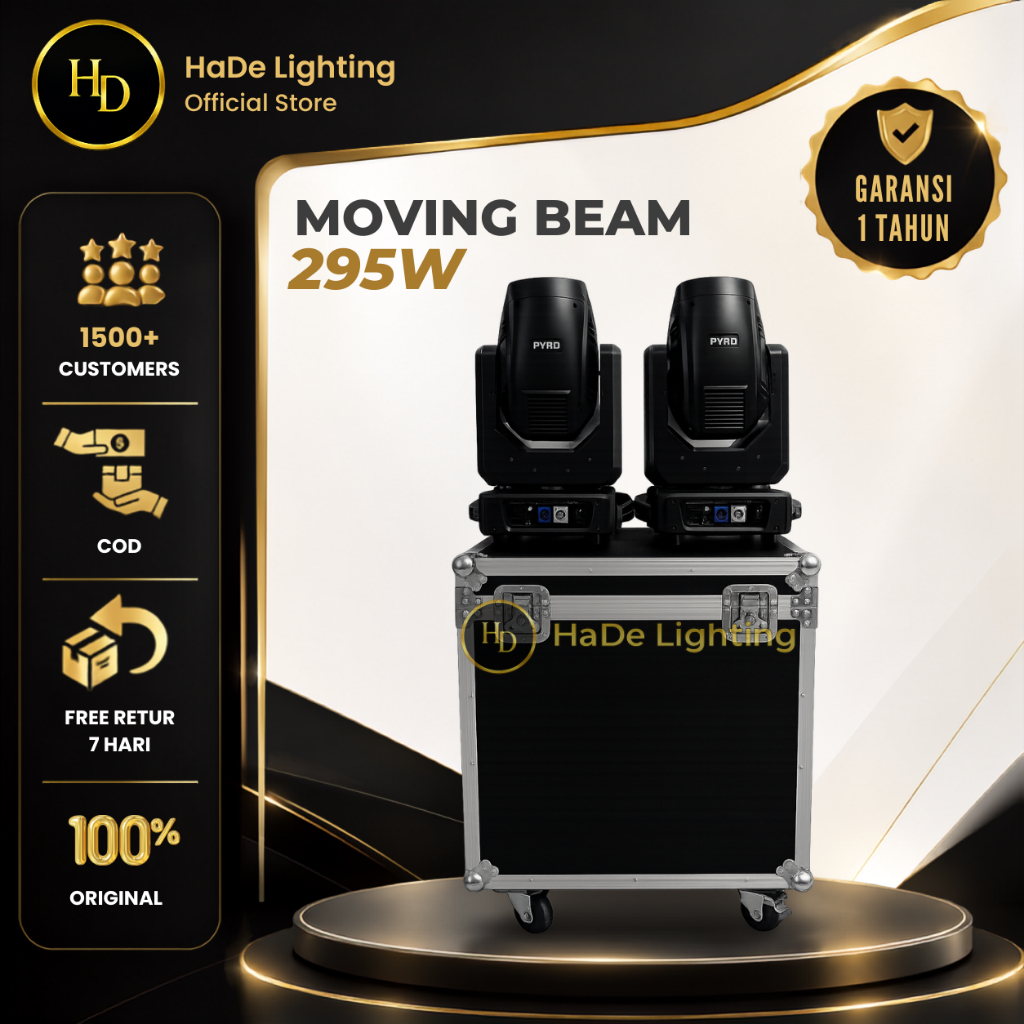 Beam 295 Watt - Lampu Sorot Panggung Beam 295 Watt LED Ring