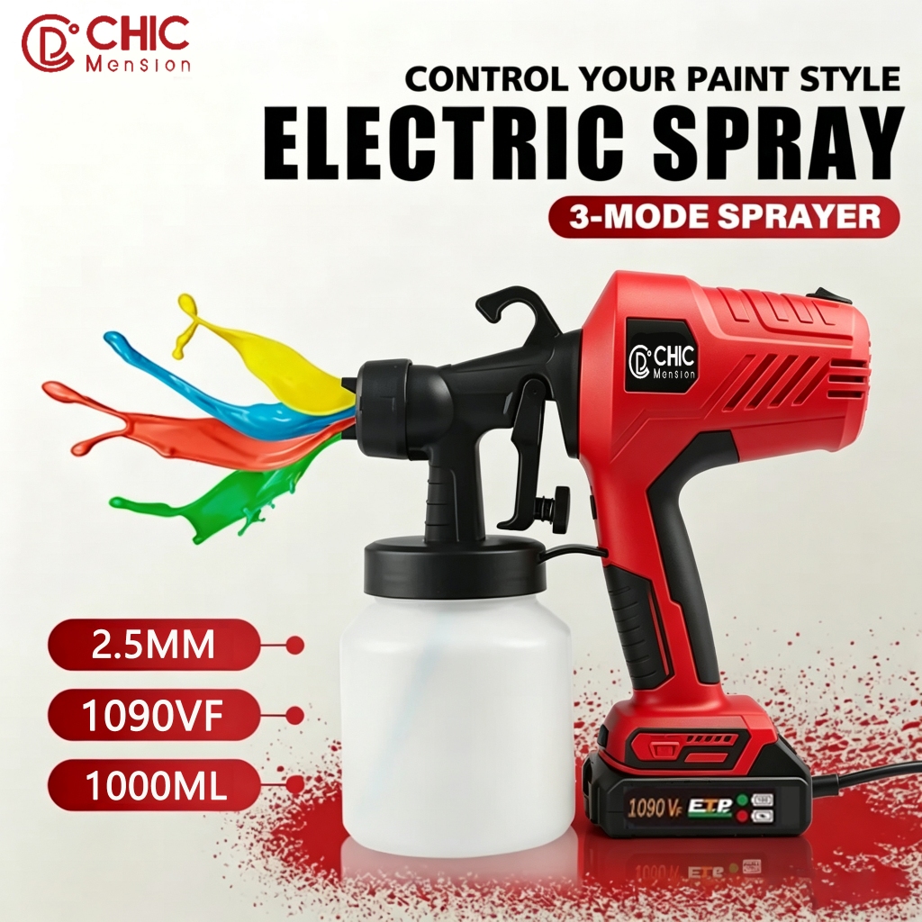 Spraygun Cat Semprot Listrik  1000ML Semprot Sprayer Gun Elektrik Listrik mesin semprot cat Alat Sem