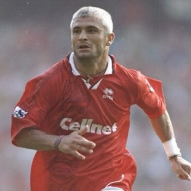 Jersey Middlesbrough 1996 Home no 11 Ravanelli Errea original Large