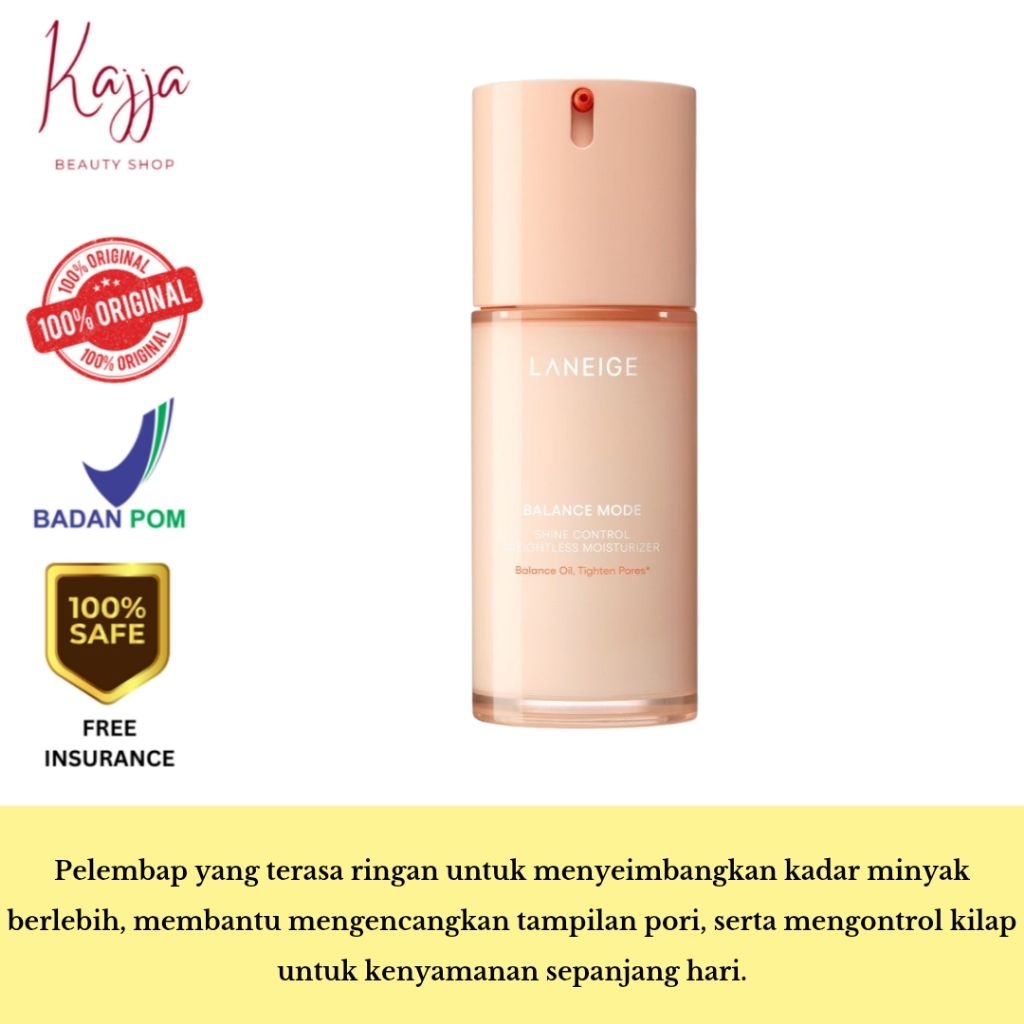 Laneige Balance Mode Shine Control Weightless Moisturizer
