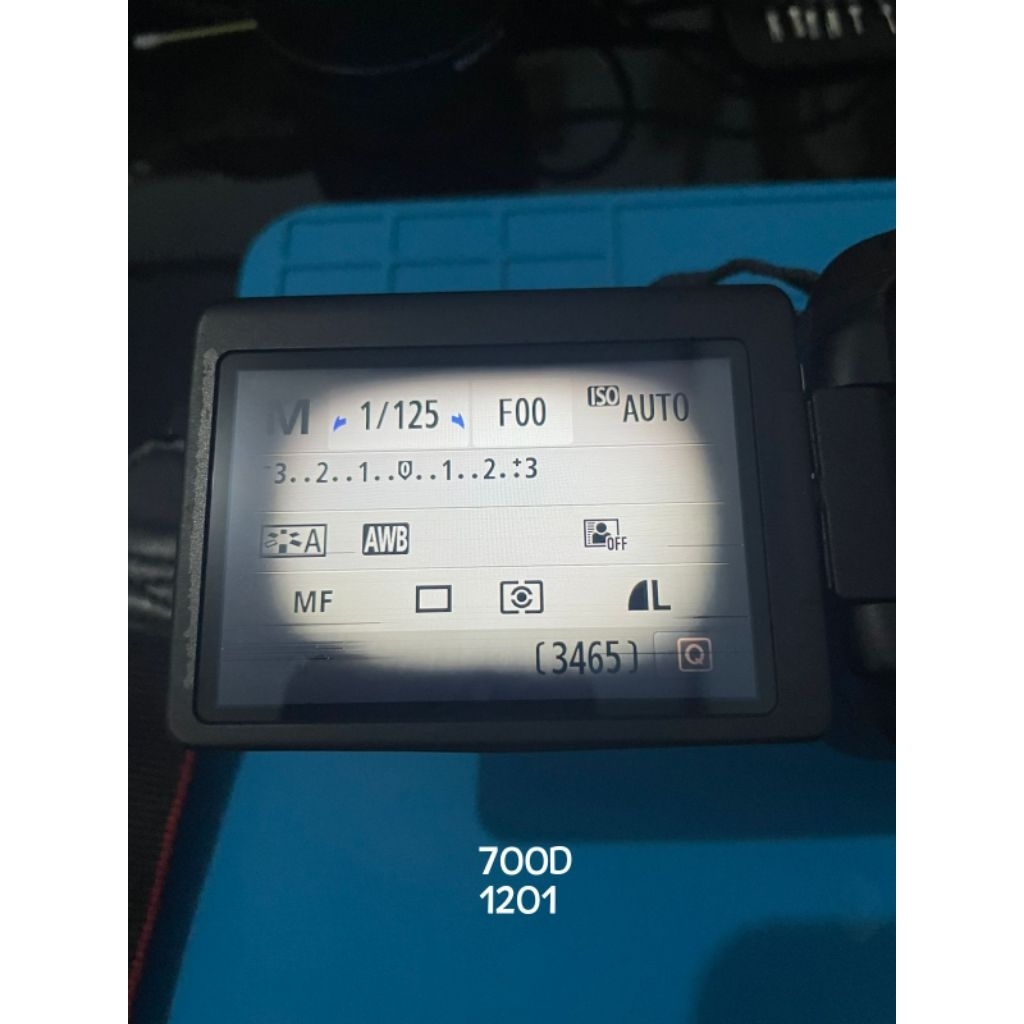 Layar LCD Canon EOS 650d 700d (bekas & minus) kode : 1201
