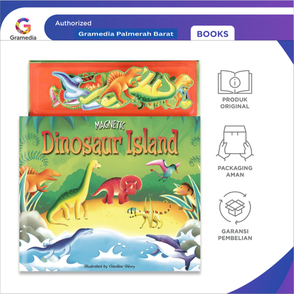 Magnetic Dinosaur Island