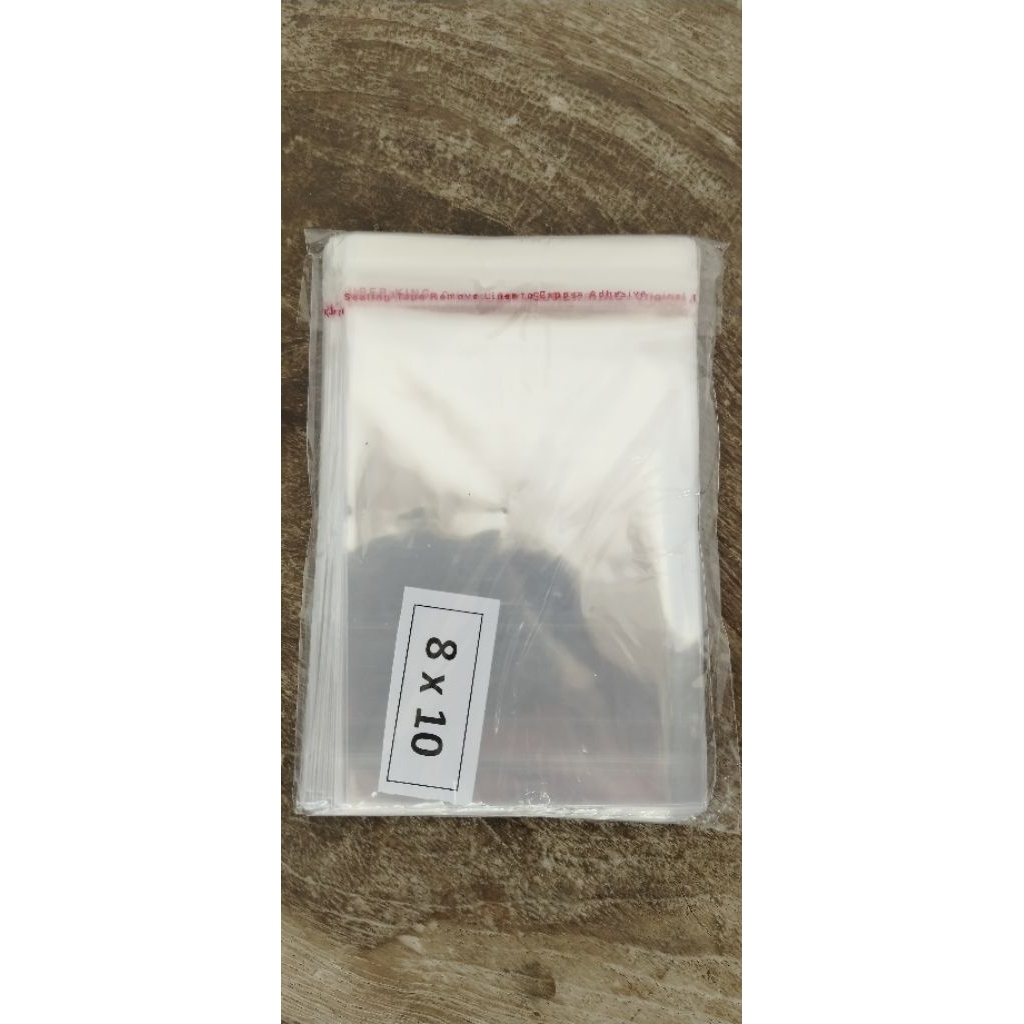 plastik OPP 8×10 tebal 0,3