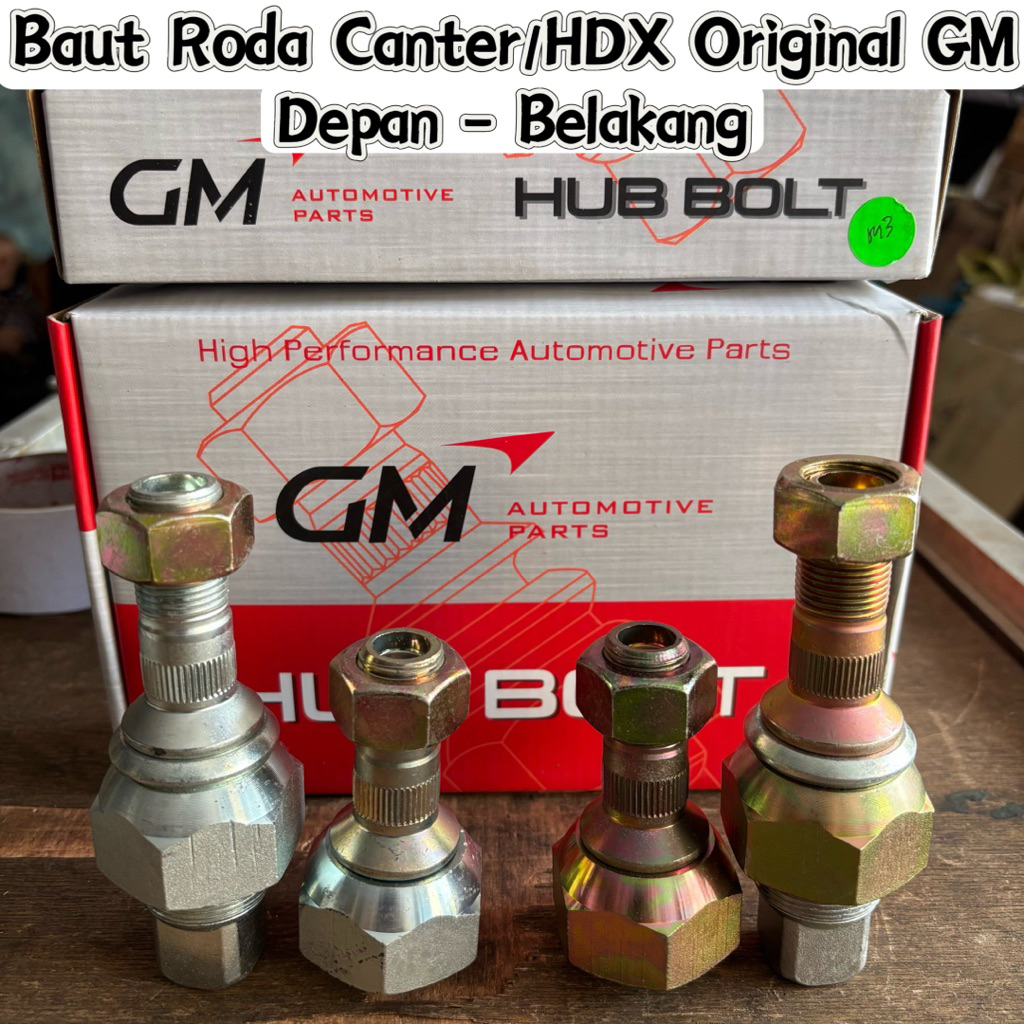 Baut Roda Canter/HDX Original GM Baut Roda Belakang Canter Baut Roda Depan Canter Baut Roda Ps125 Or