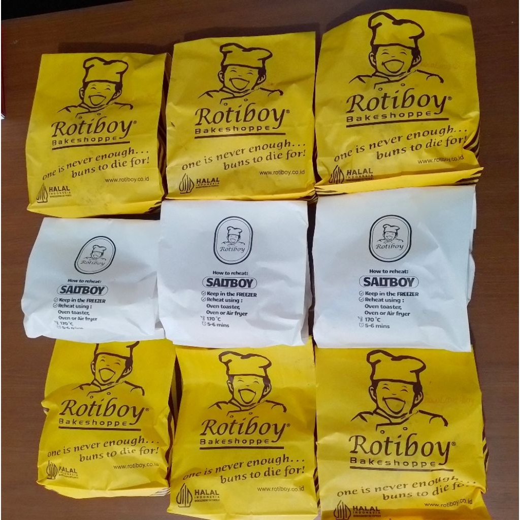 ROTI BOY ROTI KOPI COFFEE BUN ROTI BOY BAKESHOP SALTBOY BUTTERTTEOK