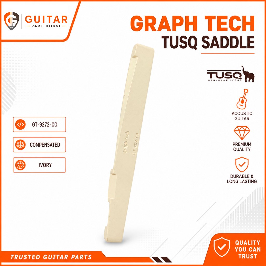 Graph Tech GT-9272-CO Compensated Saddle Gitar Akustik TUSQ Ivory | Graptech
