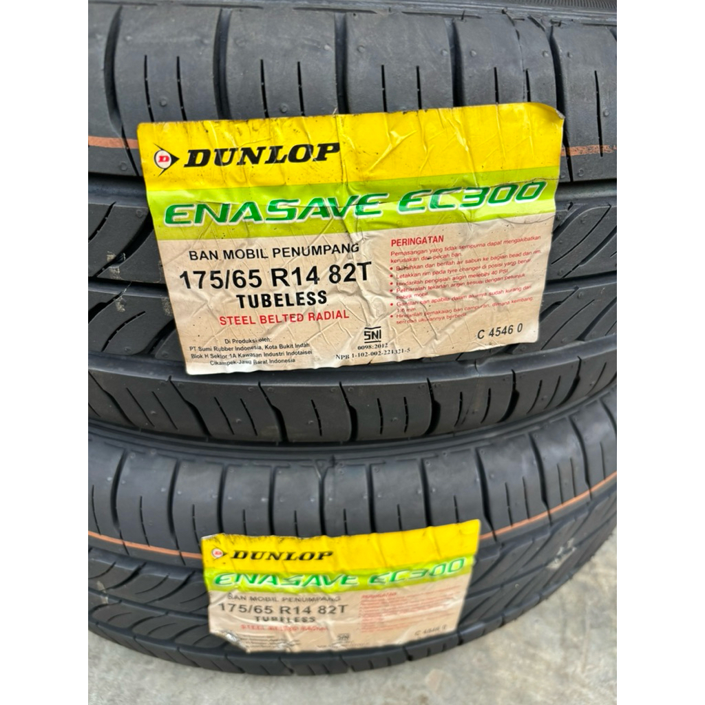 Ban Dunlop Enasave EC300 Ukuran 175/65 Ring 14 Ban Mobil AylaSigraCalyaBrio