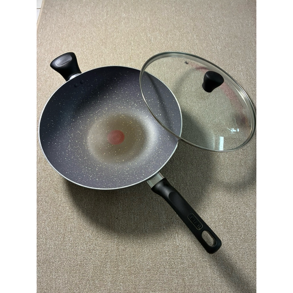 Preloved Tefal Natura 32cm Wokpan / teflon tefal second bekas wajan penggorengan bagus