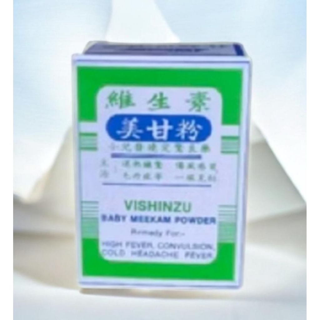 ORIGINAL VISHINZU BABY MEEKAM POWDER SERBUK DEMAM