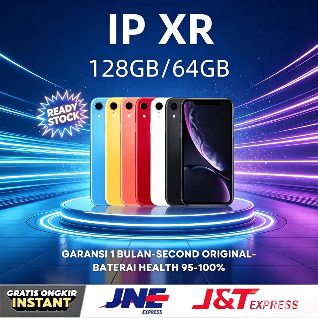 IPHONE XR 256GB 128GB 64GB SECOND Original 100% Second inter  Fullset