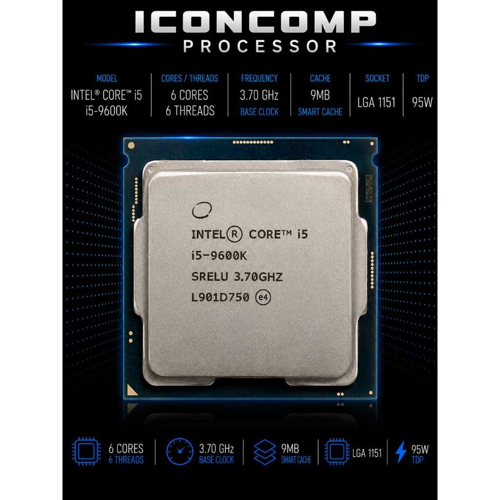PROCESSOR INTEL CORE I5 9600K TRAY LGA 1151