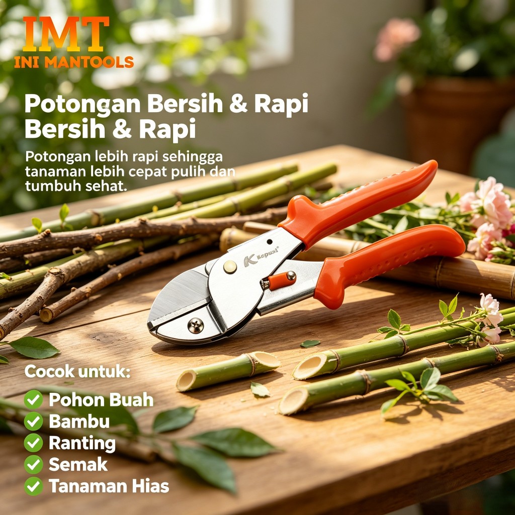 Kapusi Gunting Bambu/Gunting Dahan/Ranting 8 inch K-8780