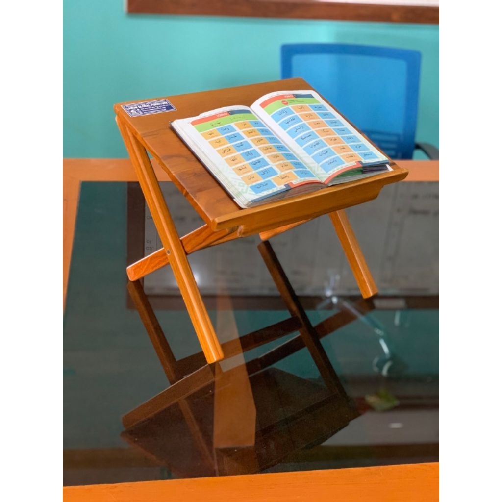 Meja Lipat/Rehal Al Qur'an (MLQ) Kayu Jati