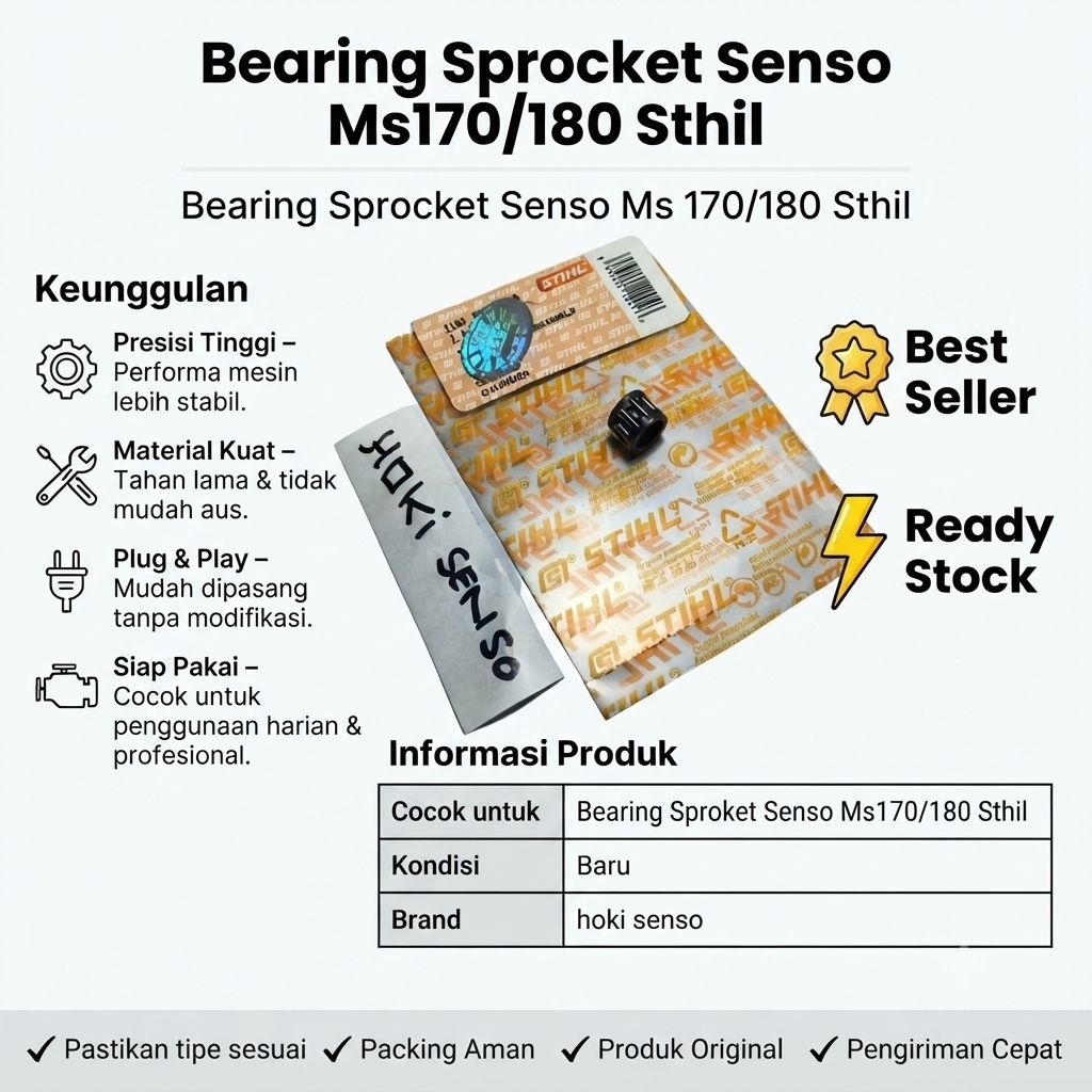 Bearing sproket Senso ms 170/180 sthil