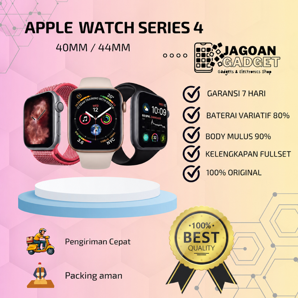Apple Watch / iWatch Series 4 40mm 44mm Second ORIGINAL - JAGOAN GADGET88