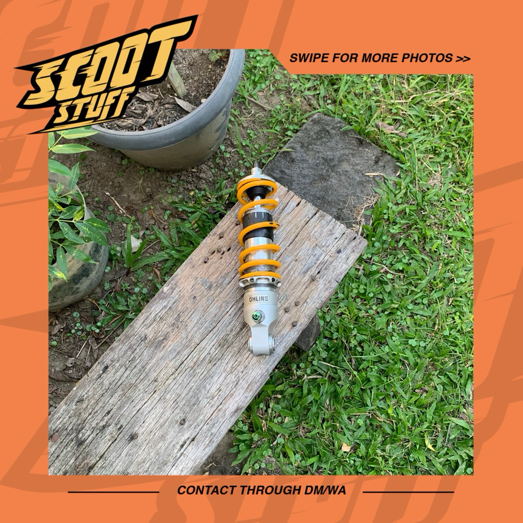 Shock Depan Ohlins PI 110002 Low Fitment Vespa Sprint Primavera S LX 2V 3V Iget Original Ohlins