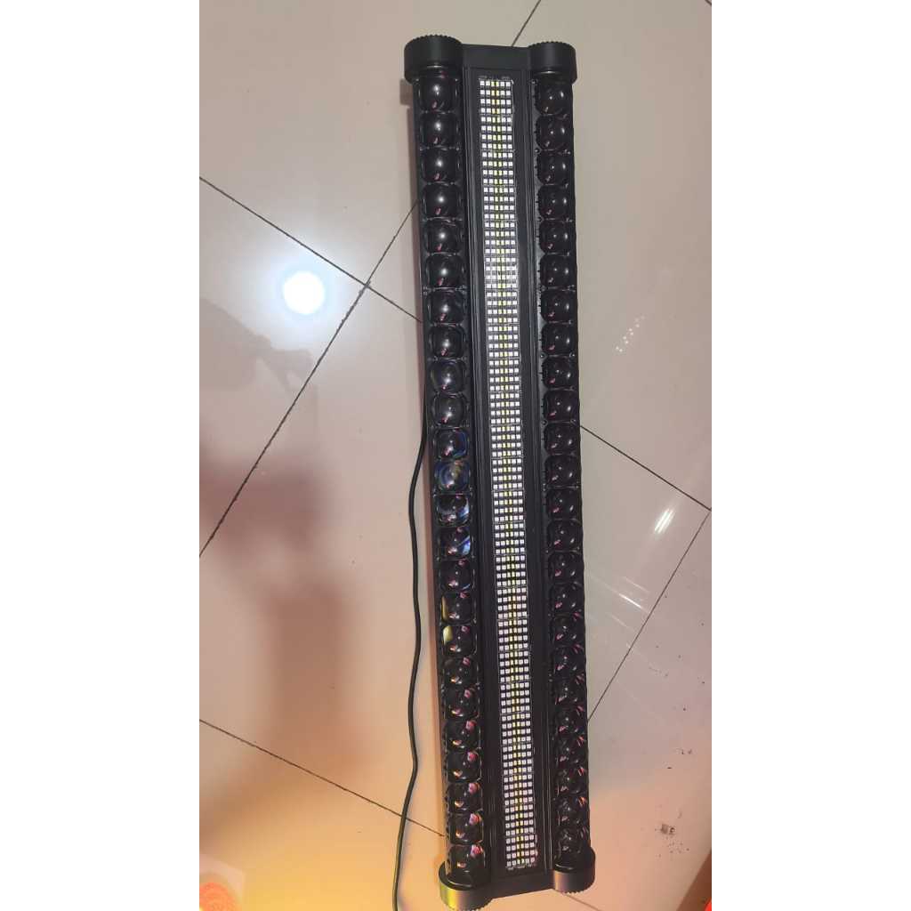Wallwasher strobo 24x10 watt RGB fullcolor bisa dmx